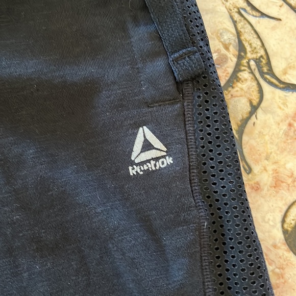 Reebok Mens Black Drawstring Waist Joggers Size Large - Picture 3 of 11